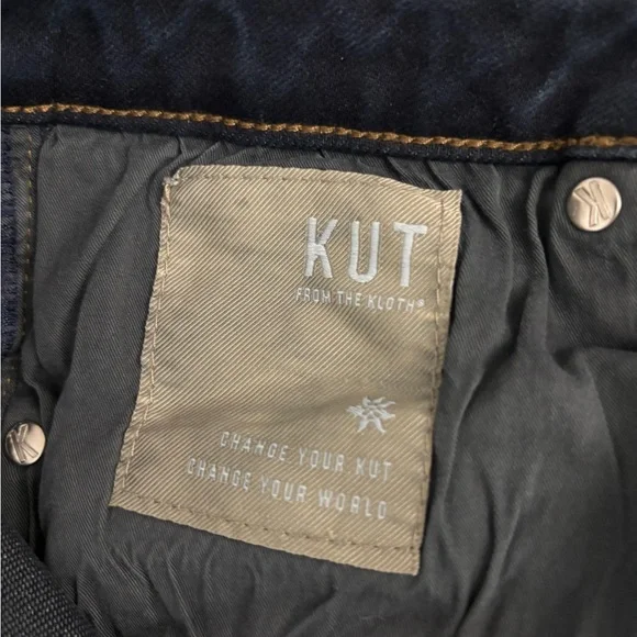 Kut From The Kloth Jeans Womens 10 Dark Rinse Charlize High Rise Cigarette Leg - Picture 3 of 9